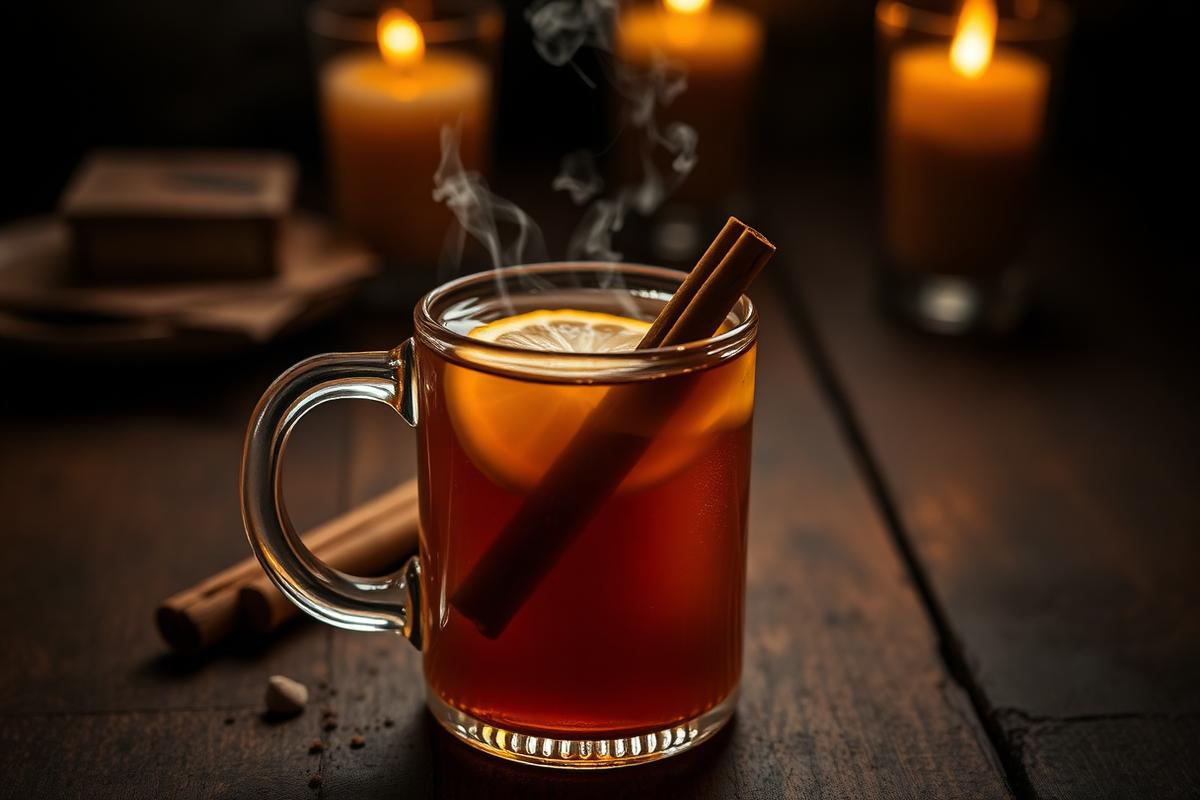 Spiced Hot Toddy made with Dilay 1949 Spiced Rum